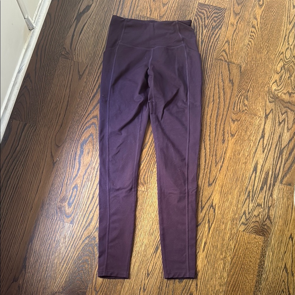 Zella Plum High-Waisted Leggings